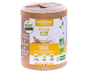 Nat & Form Écoresponsable Ginseng Rouge Bio 200 gélules