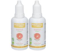 Nat&Form EXTRAIT DE PÉPINS PAMPLEMOUSSE Goutte(S) Orale(S) 2x50 ml