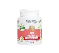 Parapharmacie > Compléments alimentaires > Compléments Alimentaires Vitalité et Défenses immunitaires Nat&Form Fer Liposomal x 60 - Vitalité - Défenses immunitaires - Pharmacie en ligne LaSante.net