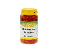 Nat & Form Ecocert® Huile de foie morue Capsule(S) 200 pc(s)