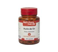Nat&Form Huile de Lin 100 Capsules