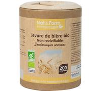 Nat&Form Levure De Bière Bio Non Revivifiable 200 Comprimés