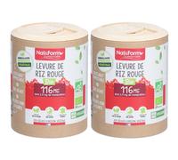 Nat&Form Levure de riz rouge Bio en gélules Capsule(S) 2x65 g