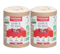 Nat&Form Levure de riz rouge Bio en gélules Capsule(S) 2x90 pc(s)
