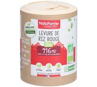 Nat&Form Levure De Riz Rouge Bio 200 Gélules