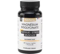 Nat & Form Magnésium Bisglycinate Fatigue Stress Muscles