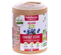 Nat&form myrtille bio confort visuel écoresponsable 200 gélules