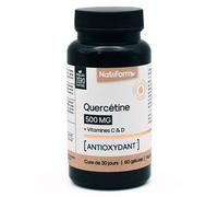 Nat & Form Quercétine + Vitamines C & D antioxydant 60 gélules