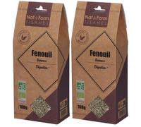 Nat&Form Tisane Fenouil bio Thé 2x100 g