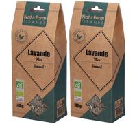 Nat&Form Tisane Lavande bio Thé 2x40 g