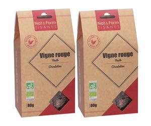 Nat&Form Tisane Vigne rouge bio Thé 2x80 g