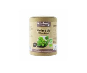 Nat&Form Tisanes Mélisse Bio 30g