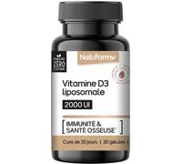 Nat&Form Vitamine D3 liposomale 2000 UI Capsule(S) 30
