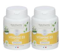Nat&Form VITAMINE D3 + ZINC Set(S) 2x60 pc(s)