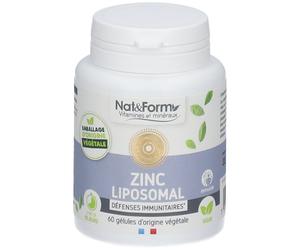 Nat&Form Zinc liposomal en gélules Capsule(S) 60 pc(s)