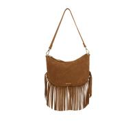 Nat&Nin Sac à bandoulière 'LUNE FRANGE' marron / or, Taille One Size