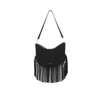 Nat&Nin Sac à bandoulière ' LUNE FRANGE ' noir, Taille One Size