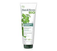 NAT&NOVE BIO - Shampoing Purifiant Anti-Excès de Sébum, Fraîcheur Naturelle à l’Ortie Bio (Tube 250mL) - Le lot de 3