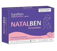 NATALBEN Gynéfam supra GROSSESSE Complément alimentaire Boite de 90 capsules 3 mois