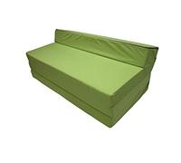 Natalia Spzoo Matelas Pliant Sofa pour Adultes et Enfants, Choix des Couleurs 200 cm de Long sélection des Couleurs (Vert Pomme)