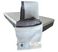 Natalia Spzoo Housse de Matelas 90x200 cm - Housse de Remplacement avec Fermeture Éclair Séparable - Certifiée Oeko-TEX - Base Antidérapante - Lavable en Machine (Classic, 16-22 cm Hauteur)