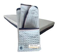 Natalia Spzoo Housse de Matelas 90x200 cm - Housse de Remplacement avec Fermeture Éclair Séparable - Certifiée Oeko-TEX - Base Antidérapante - Lavable en Machine (Midnight, 15-18 cm Hauteur)