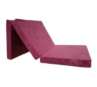 Natalia Spzoo Matelas lit futon Pliable Pliant 195 x 65 x 10 cm (1224-Violet)