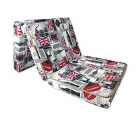 Natalia Spzoo Matelas lit futon pliable pliant 195x65x10 cm chauffeuse 1 place L