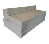 Matelas pliable - NATALIA SPZOO - 200 x 120 x 10 cm - Housse lavable - Mousse polyuréthane - 2 places