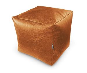 Natalia Spzoo Pouf Cube pour s’asseoir ou Jouer, Une Repose-Pied, Ultra Leger (Brun Clair)
