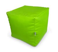 Natalia Spzoo Pouf Cube pour s’asseoir ou Jouer, Une Repose-Pied, Ultra Leger (céladon)