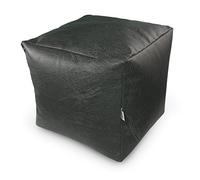 Natalia Spzoo Pouf Cube pour s’asseoir ou Jouer, Une Repose-Pied, Ultra Leger (Gris)