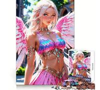 Natalia Superbe Puzzle de 1000 pièces représentant Un Ange d'anime, idéal pour Les Adolescents Un Cadeau Original et Amusant ! (50x75cm)