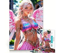 Natalia Superbe Puzzle de 1000 pièces représentant Un Ange d'anime, idéal pour Les Adultes Un Cadeau de qualité supérieure pour se détendre, se ressourcer et Passer Un Moment paisible (38x26cm)