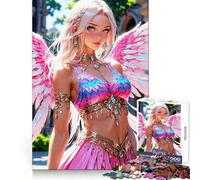 Natalia Superbe Puzzle de 1000 pièces représentant Un Ange d'anime, idéal pour Les Adultes Un Cadeau de qualité supérieure pour se détendre, se ressourcer et Passer Un Moment paisible (38x26cm)