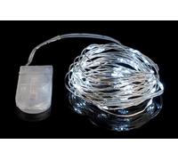 Nataluna Blanc 40 microLED à Batt. 4 m U.Intérieur, comme Photo, Unique
