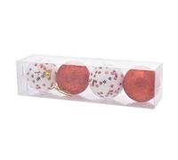 Nataluna DEC.73A Boule Rouge 8 cm 40729304, comme Photo, Unique