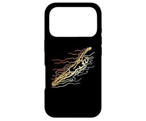 Natation Athlète Style Vintage Nageur Coque pour iPhone 17 Pro