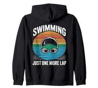 Natation Just One More Lap Swim Entraînement d'athlète Sweat à Capuche