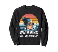 Natation Just One More Lap Swim Entraînement d'athlète Sweatshirt