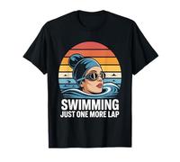 Natation Just One More Lap Swim Entraînement d'athlète T-Shirt