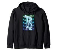 Natation Nageur Piscine Nager Retro Sweat à Capuche