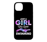 Natation Nageuse Crawl Brasse Papillon Amoureux Nageur Coque pour iPhone 14 Plus