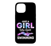 Natation Nageuse Crawl Brasse Papillon Amoureux Nageur Coque pour iPhone 15