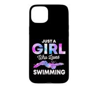 Natation Nageuse Crawl Brasse Papillon Amoureux Nageur Coque pour iPhone 15 Plus