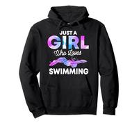 Natation Nageuse Crawl Brasse Papillon Amoureux Nageur Sweat à Capuche