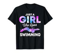 Natation Nageuse Crawl Brasse Papillon Amoureux Nageur T-Shirt