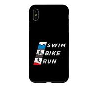 Natation Vélo Course Triathlète Endurance Train Triathlon Entraînement Coque pour iPhone XS Max