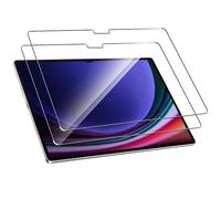 Natbok 2 Pièces Verre Trempé pour Samsung Galaxy Tab S10 Ultra / S9 Ultra / S8 Ultra 14,6 Pouces, [Sans Bulles] Protection d’écran pour Samsung S10 Ultra, HD Transparent Verre