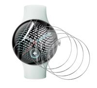 Natbok 5 Pièces Protection écran pour Google Pixel Watch 5/4/3 41mm Anti-Rayures et Sans Bulles, HD Clear TPU Flexible Film, Facile à Installer Pixel Watch 5 Protection D'écran